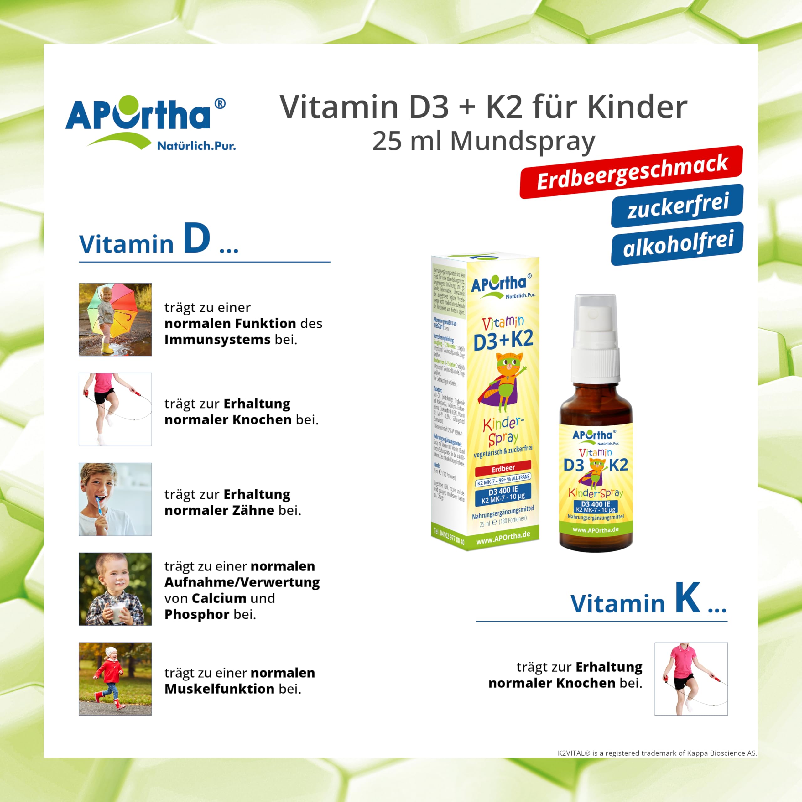 aportha-vitamin-d3-k2-kinder-mundspray-erdbeere-25-ml image 2