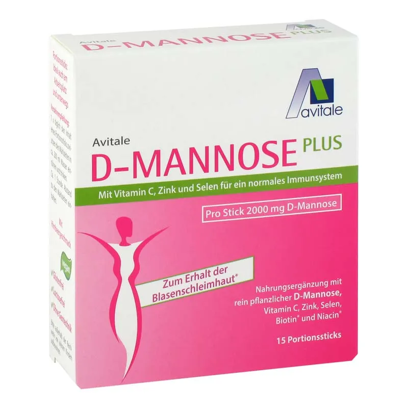 avitale-d-mannose-plus-sticks-himbeere-2000-mg-blase-2 image 1