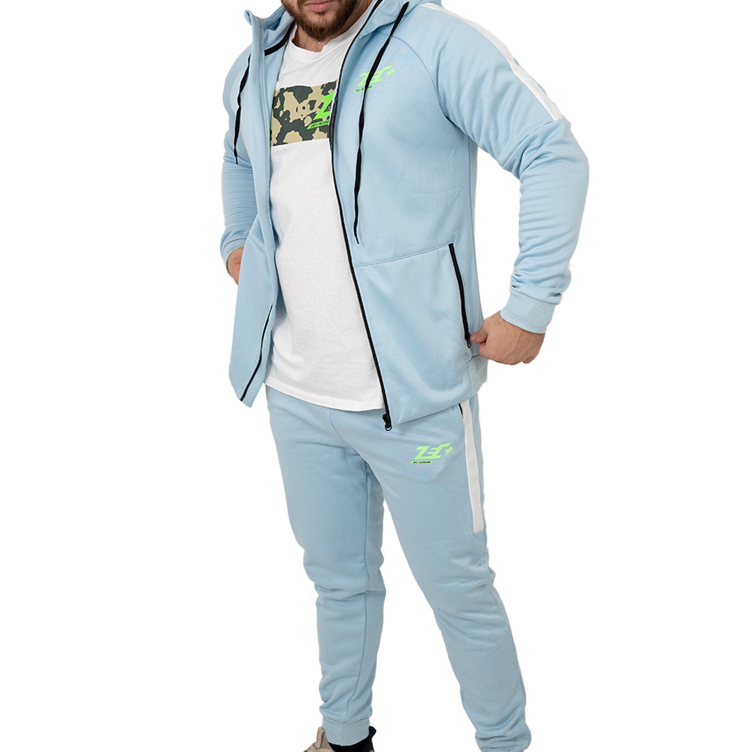 zec-passion-tracksuit-trainingsanzug-blau-jacke-hose image 4