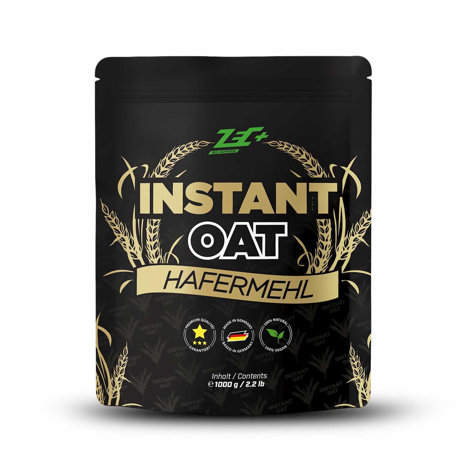 zec-health-instant-oats-hafermehl-1000g-high-carb image 1
