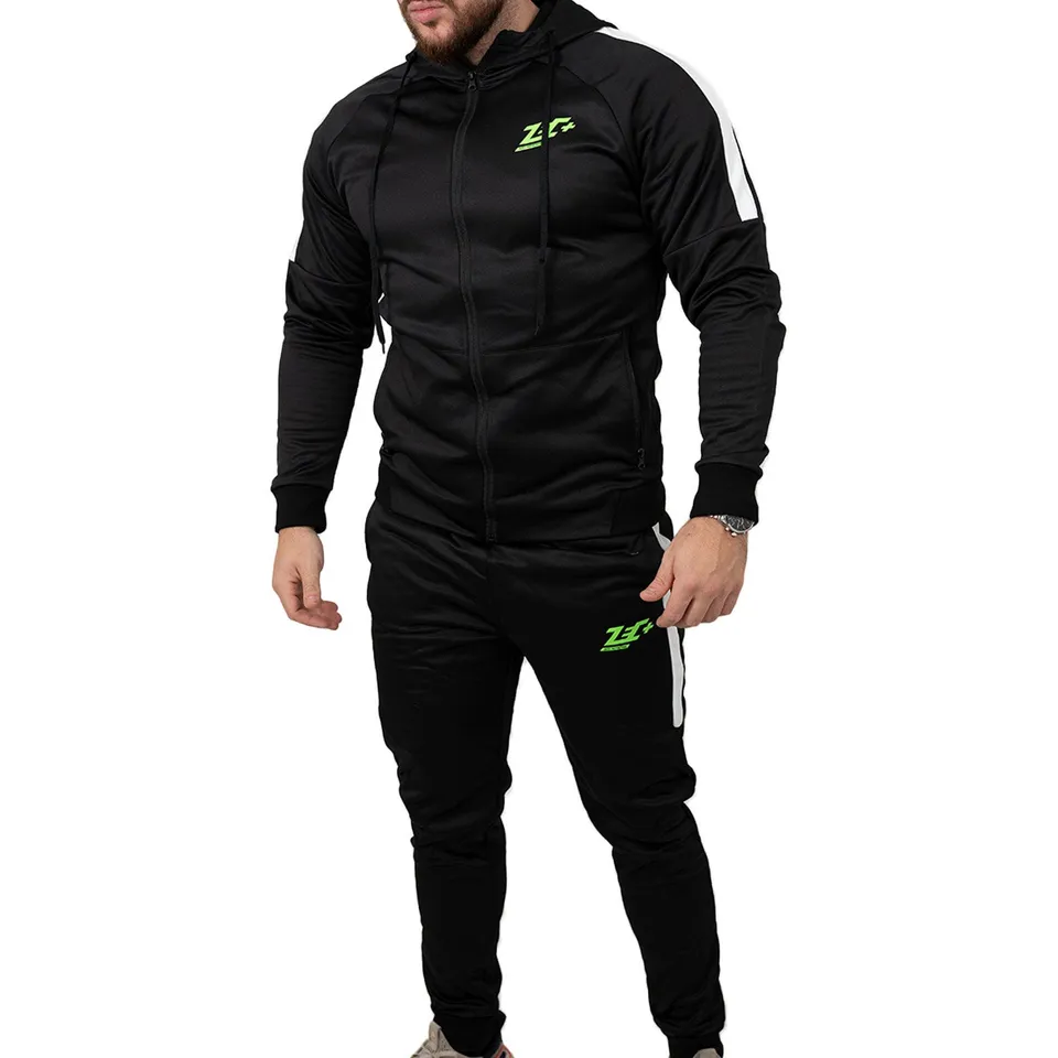 zec-passion-tracksuit-trainingsanzug-schwarz-jacke-hose image 1