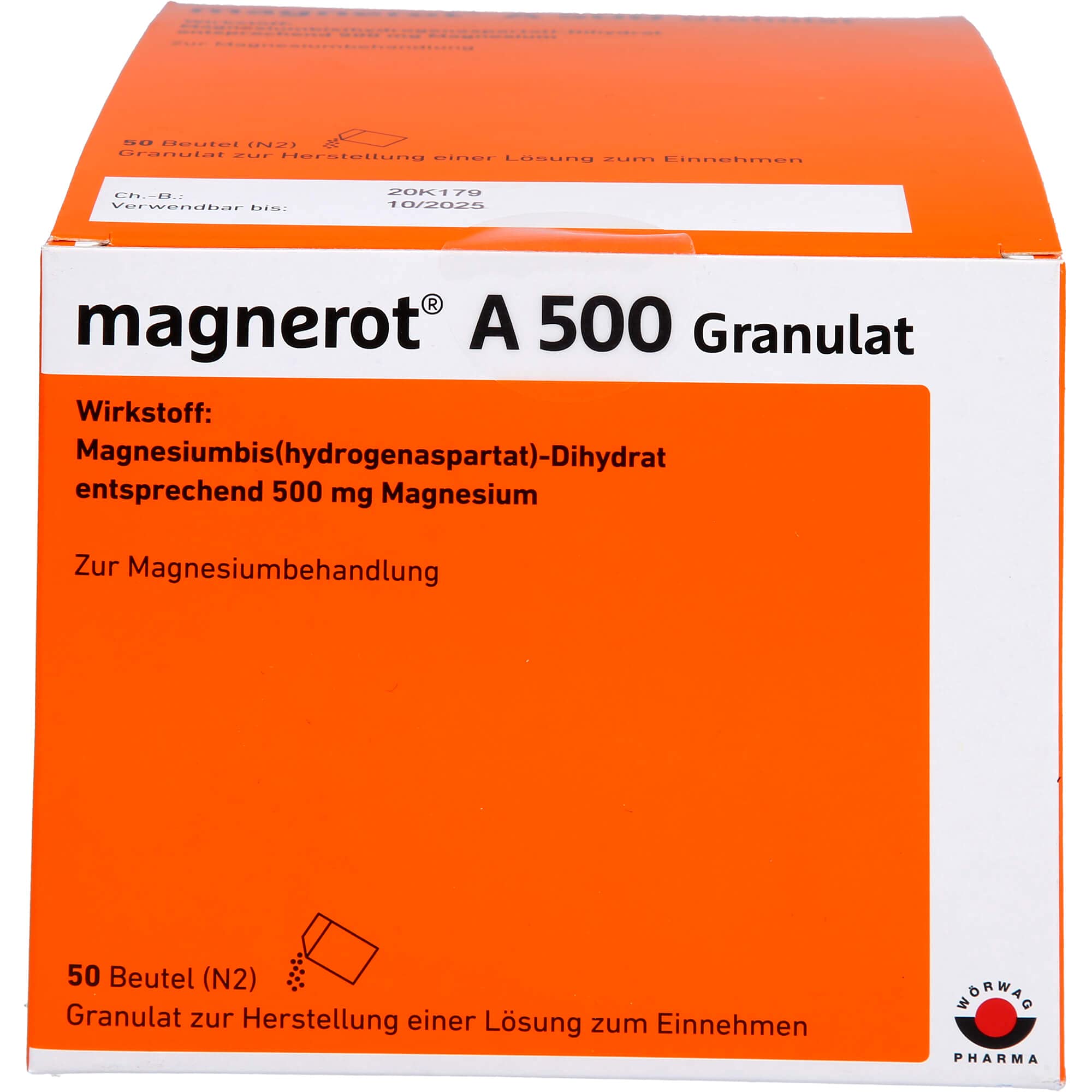 magnerot-a-500-granulat-50-beutel-magnesium-passionsfrucht image 1