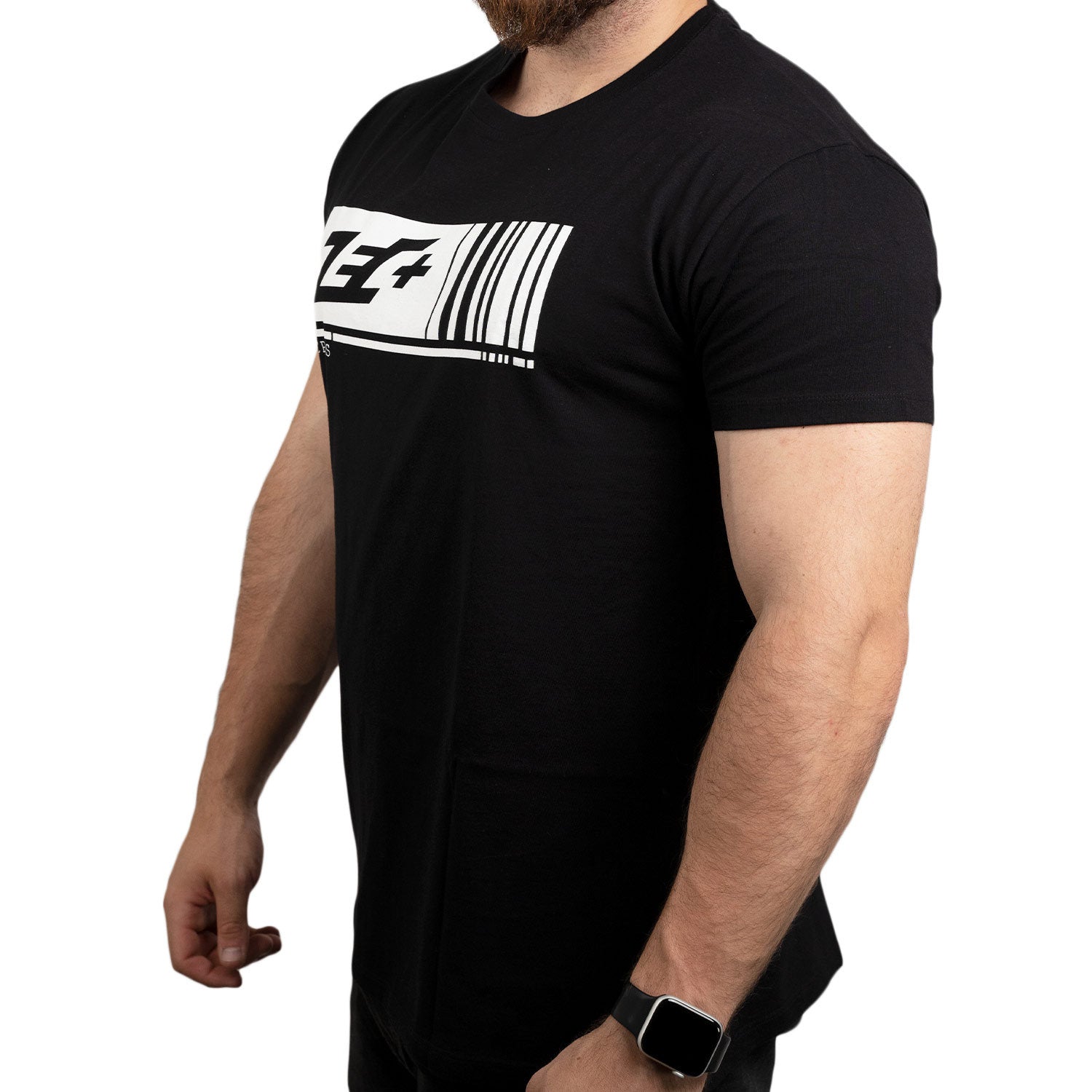 zec-barcode-t-shirt-herren-100-baumwolle-wei image 7