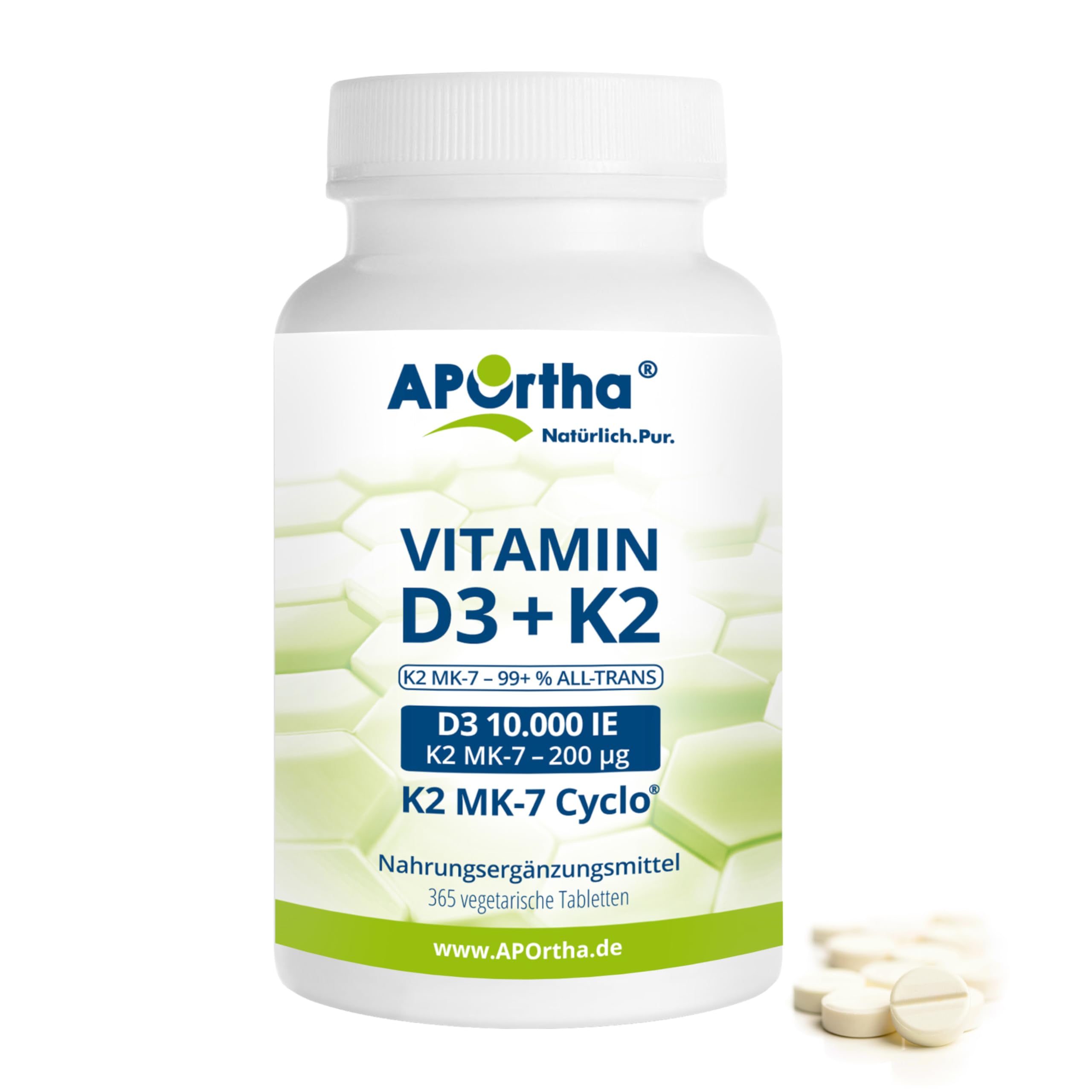 aportha-vitamin-d3-10000-ie-k2-tabletten-365-stk-teilbar image 1
